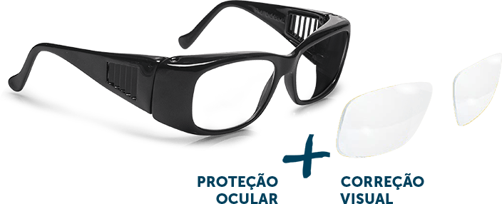 Proteção ocular + correção visual