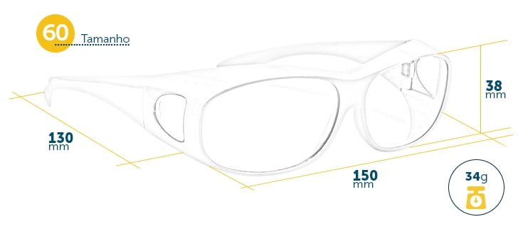 Óculos de Segurança - Diodoc Tam.60